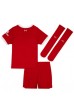 Liverpool Babyklær Hjemme Fotballdrakt til barn 2023-24 Korte ermer (+ Korte bukser)